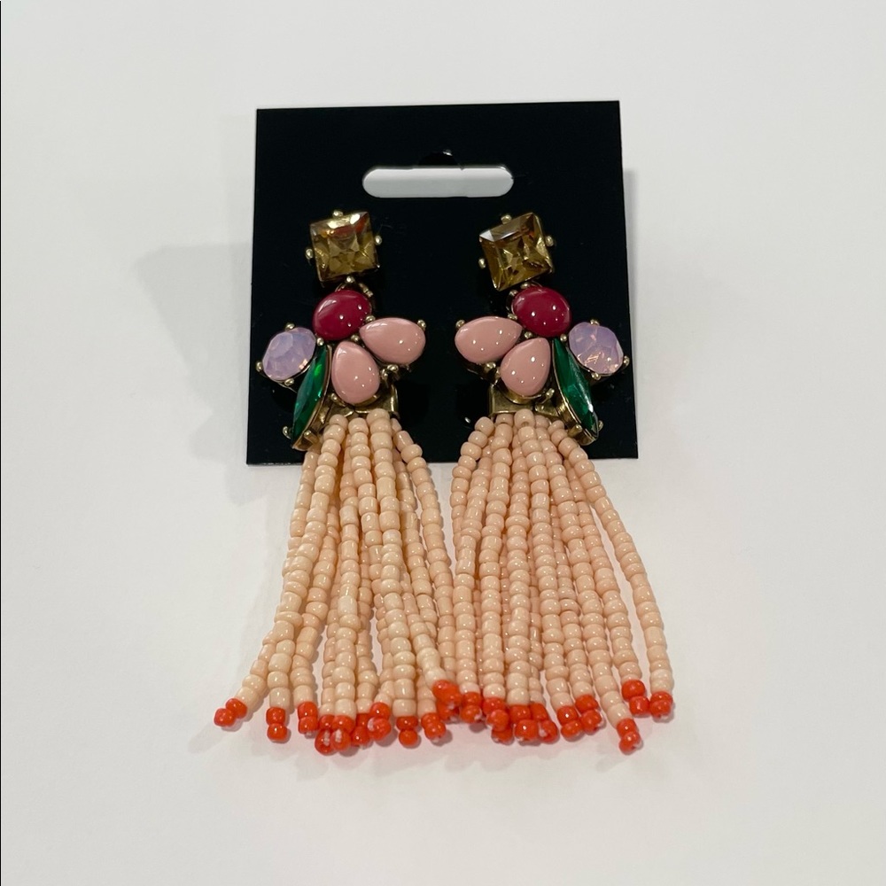 Retro Cluster Dangly Stud Earrings